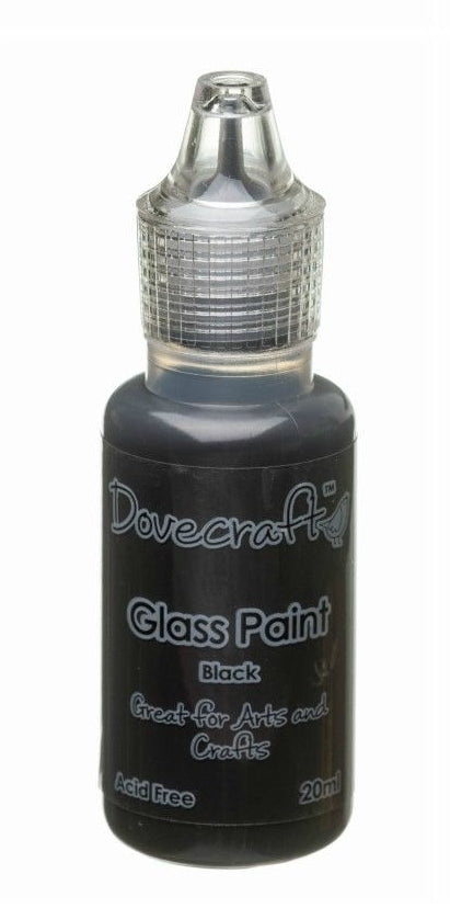 Dovecraft Glass Paint - Black (DCBS134)