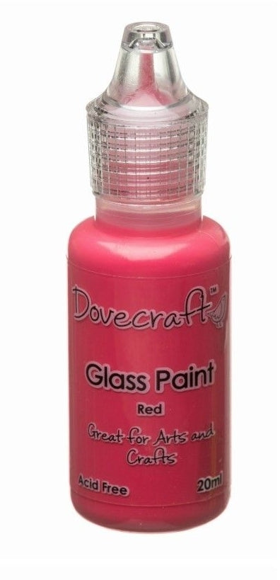 Dovecraft Glass Paint - Red (DCBS134)