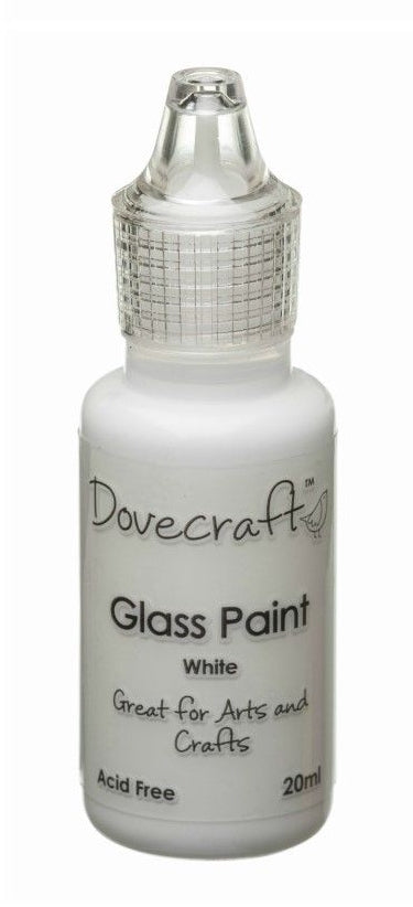 Dovecraft Glass Paint - White (DCBS134)