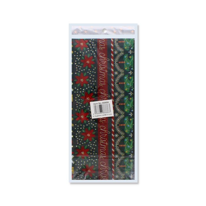 Christmas Tissue Paper 5 Sheets 20'' x 26'' (88886) - Printable Heaven