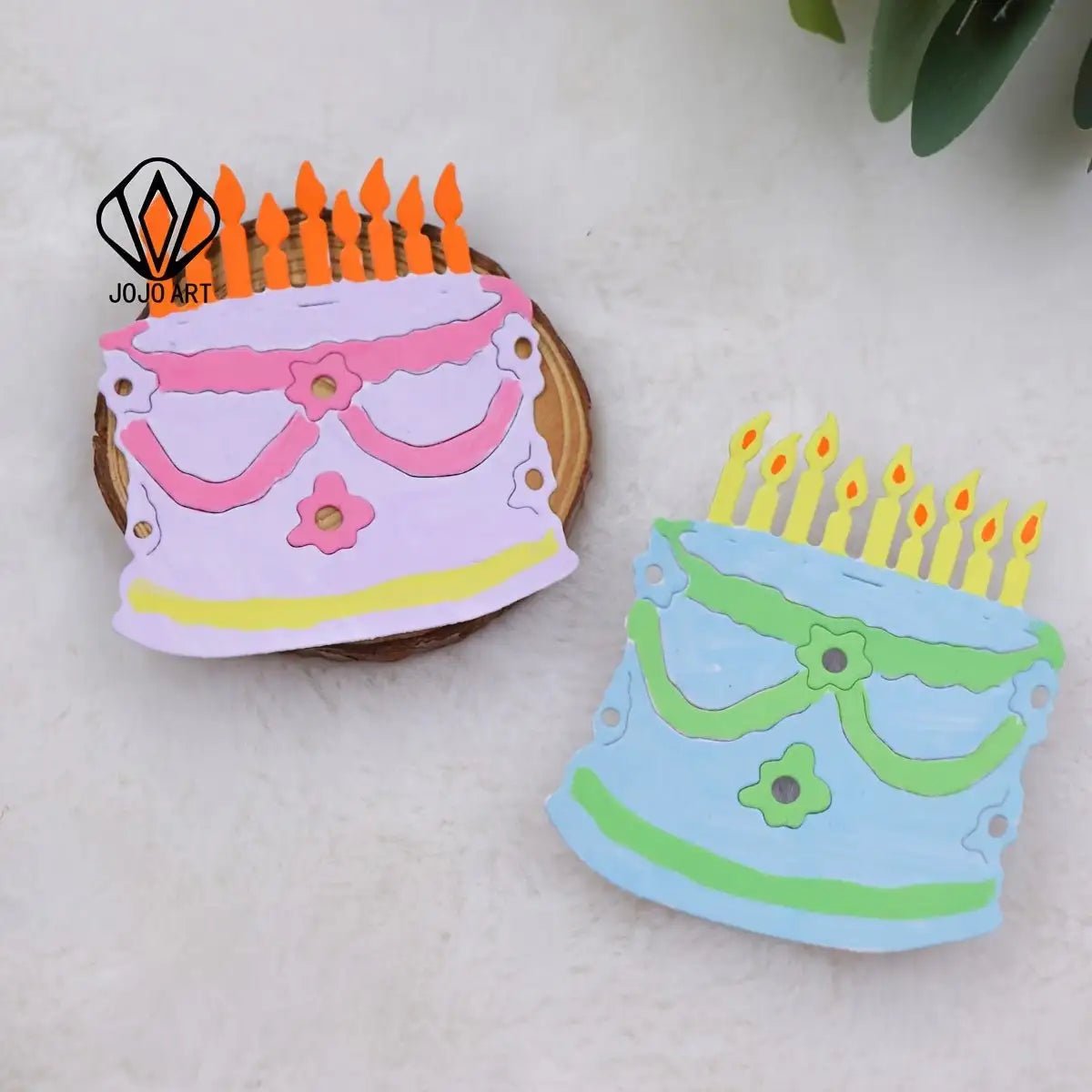 Birthday Cake Cutting Die (1 PC) (D049) - Printable Heaven