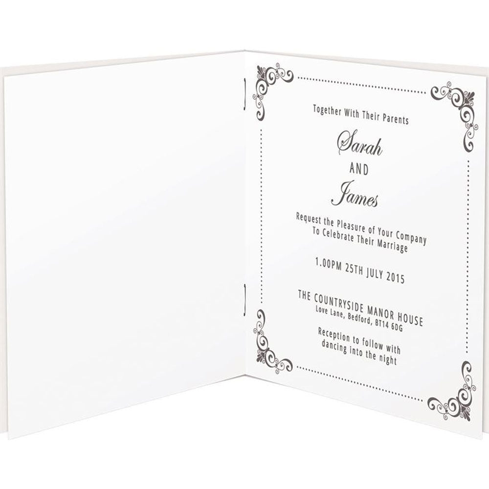 6 x 6" Paper Inserts (25pk) - Wedding White (PMA 158130)