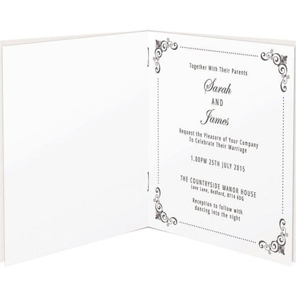 6 x 6" Paper Inserts (25pk) - Wedding White (PMA 158130)