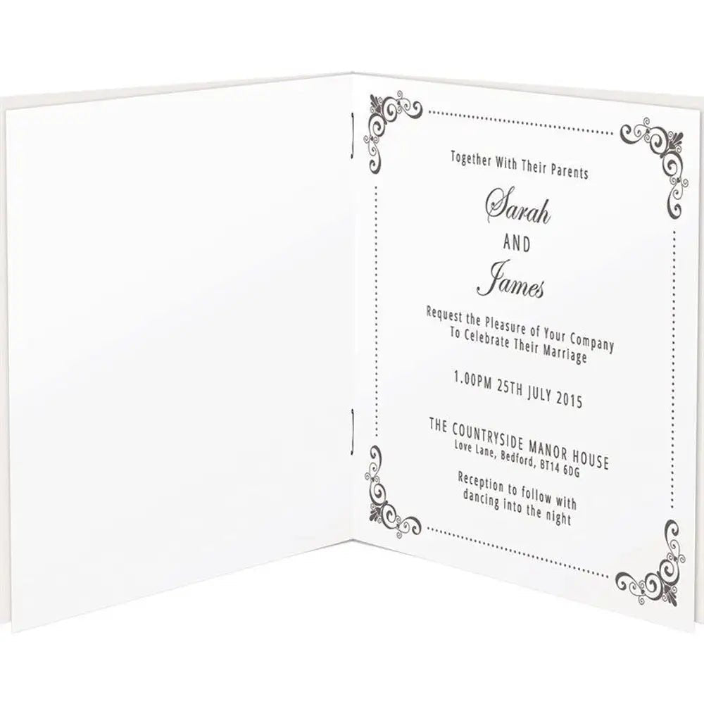 6 x 6" Paper Inserts (25pk) - Wedding White (PMA 158130) - Printable Heaven