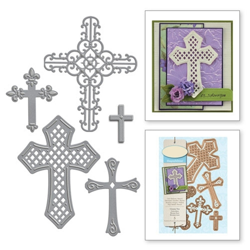 Printable Heaven dies - Cross set (5pcs)