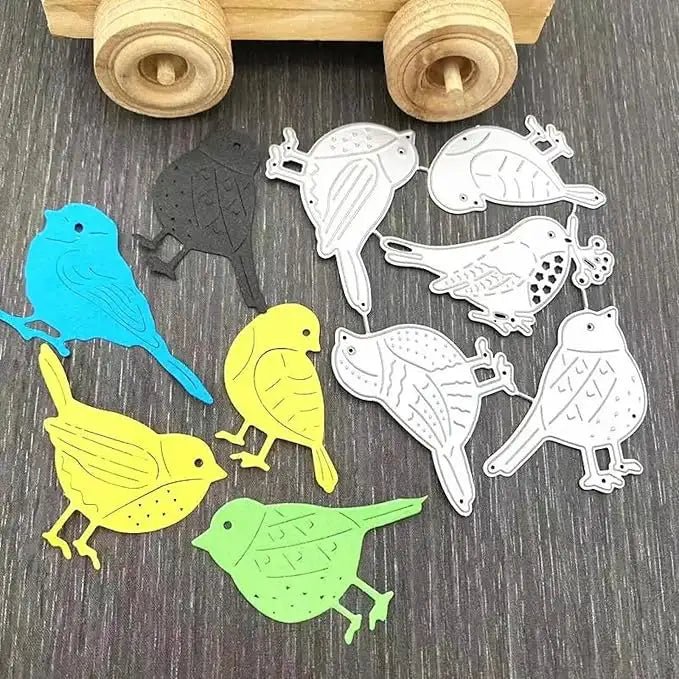 Printable Heaven Cutting Die Set of Birds (4Pcs) (A021) - Printable Heaven