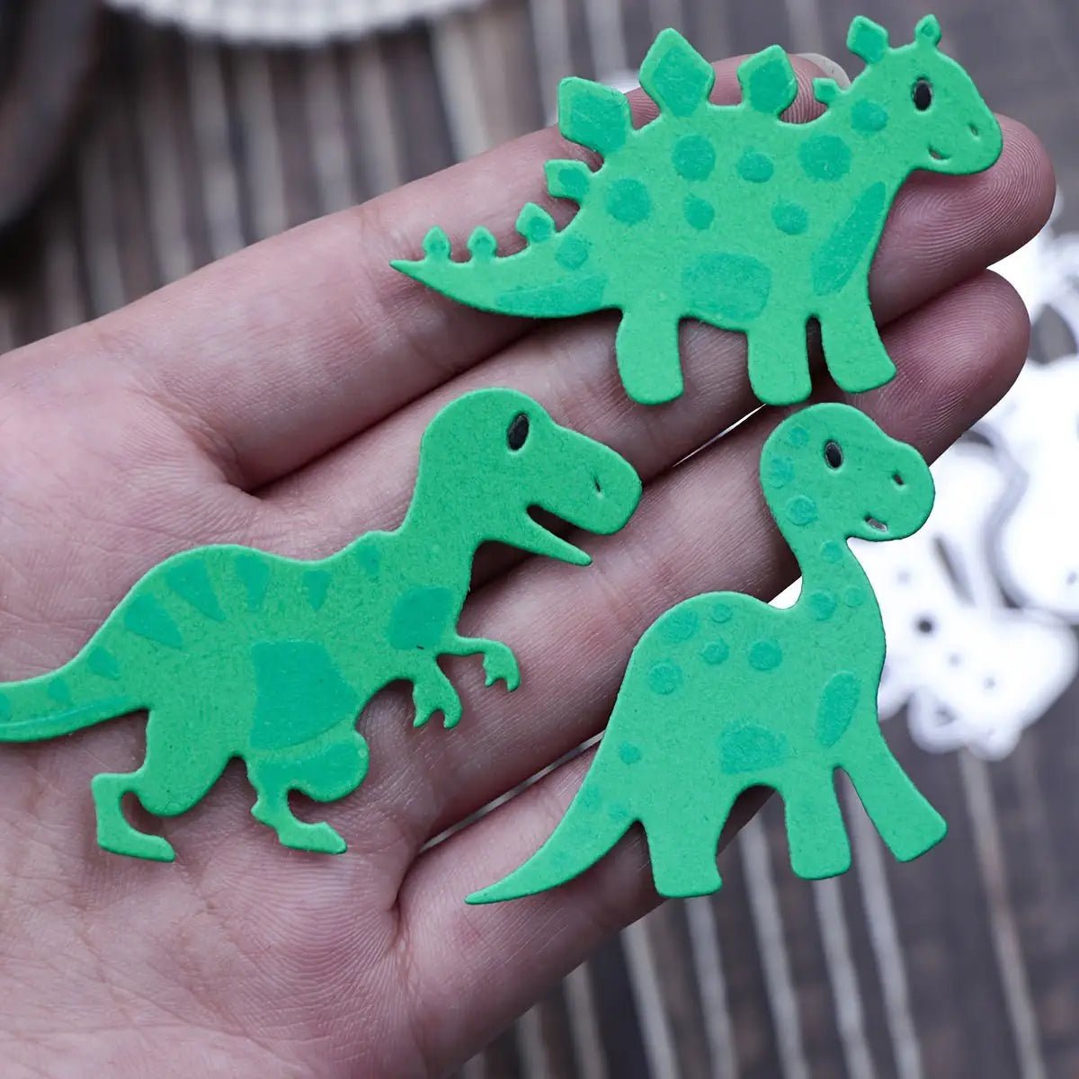 Printable Heaven Dinosaur Cutting Die (3Pcs) (A042) - Printable Heaven
