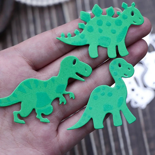 Printable Heaven Dinosaur Cutting Die (3Pcs) (A042) - Printable Heaven