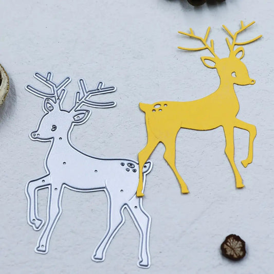 Printable Heaven Christmas Cutting Die Young Reindeer (A043) - Printable Heaven