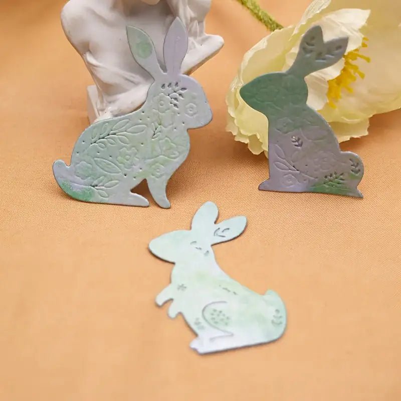 Printable Heaven Cutting Die Three Pretty Rabbits (A101) - Printable Heaven