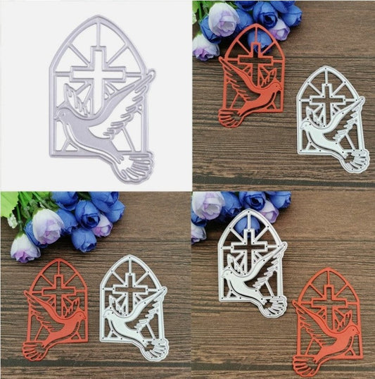 Printable Heaven Large Cutting Die Church Window (A179)
