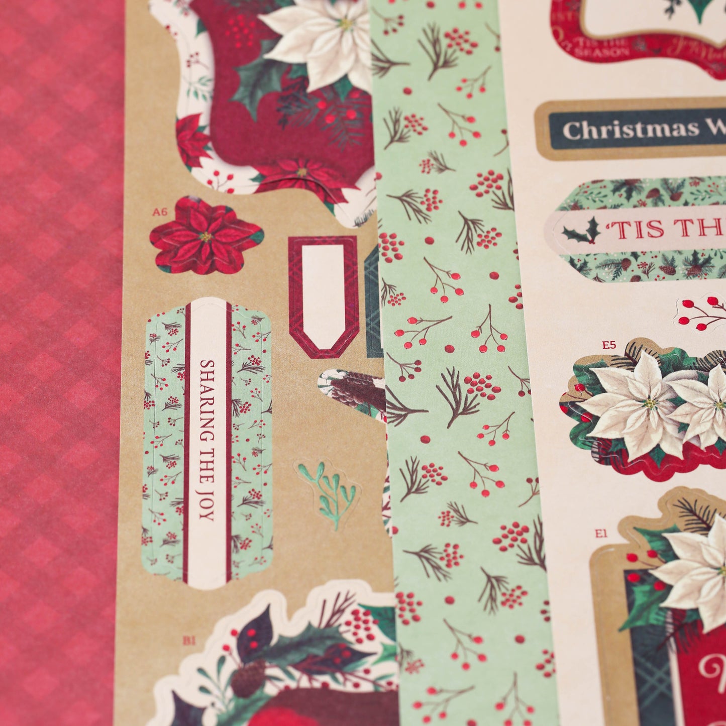 A4 Decoupage Pack (8pk) - Deck The Halls (PMA 169961)