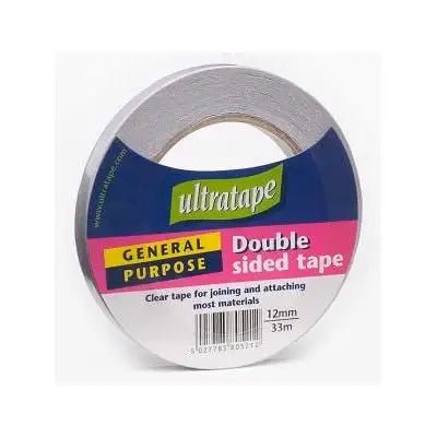Ultratape 12mm X 33M Clear Double Sided Tape - Printable Heaven