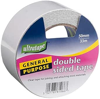Ultratape 50mm X 33M Clear Double Sided Tape - Printable Heaven
