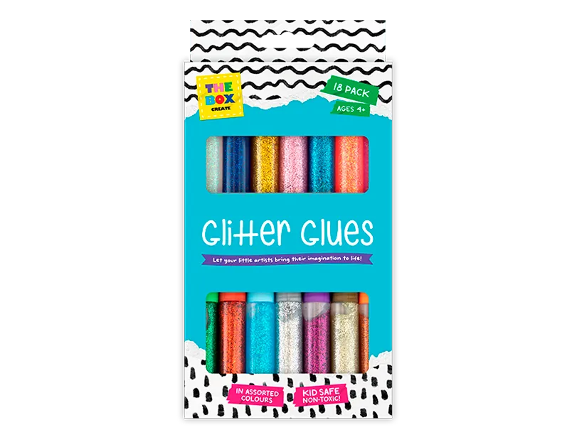Glitter Glues 18pk - Printable Heaven