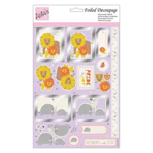 Foiled Decoupage - Pride & Joy (ANT 169913) - Printable Heaven