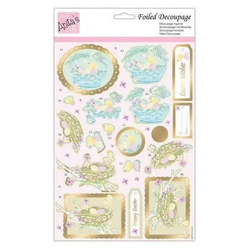Foiled Decoupage - Ready To Hatch (ANT 169918) - Printable Heaven