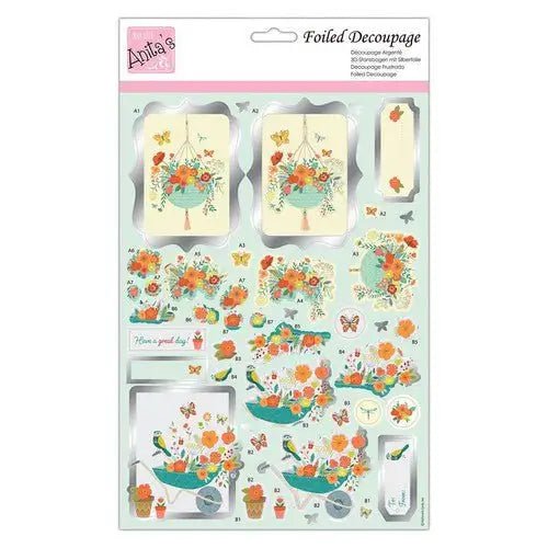 Foiled Decoupage - Spring Has Sprung (ANT 169945) - Printable Heaven