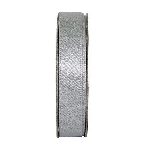 3m Ribbon - Glitter Satin - Soft Silver (ANT 378502) - Printable Heaven