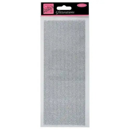 Anita's Glitterations - Borders - Silver (ANT 8181013 ) - Printable Heaven