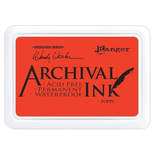 Ranger Wendy Vecchi Archival Ink Pad Poppy (ARCHPOPPY)