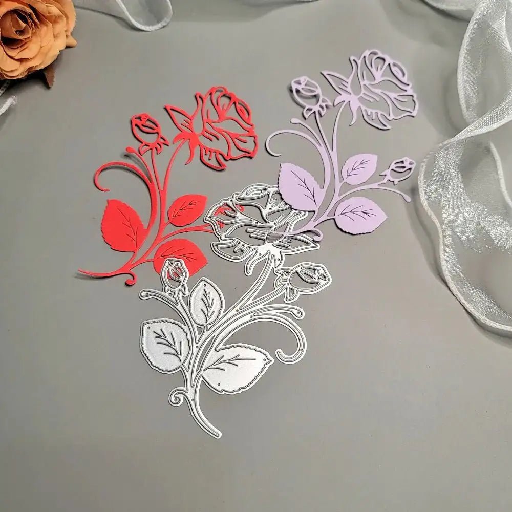 Printable Heaven Large Cutting Die - Rose (1pc) (F068) - Printable Heaven