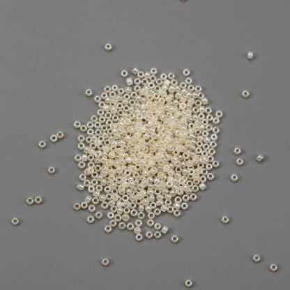2mm Dark Cream Glass Seed Beads - Printable Heaven