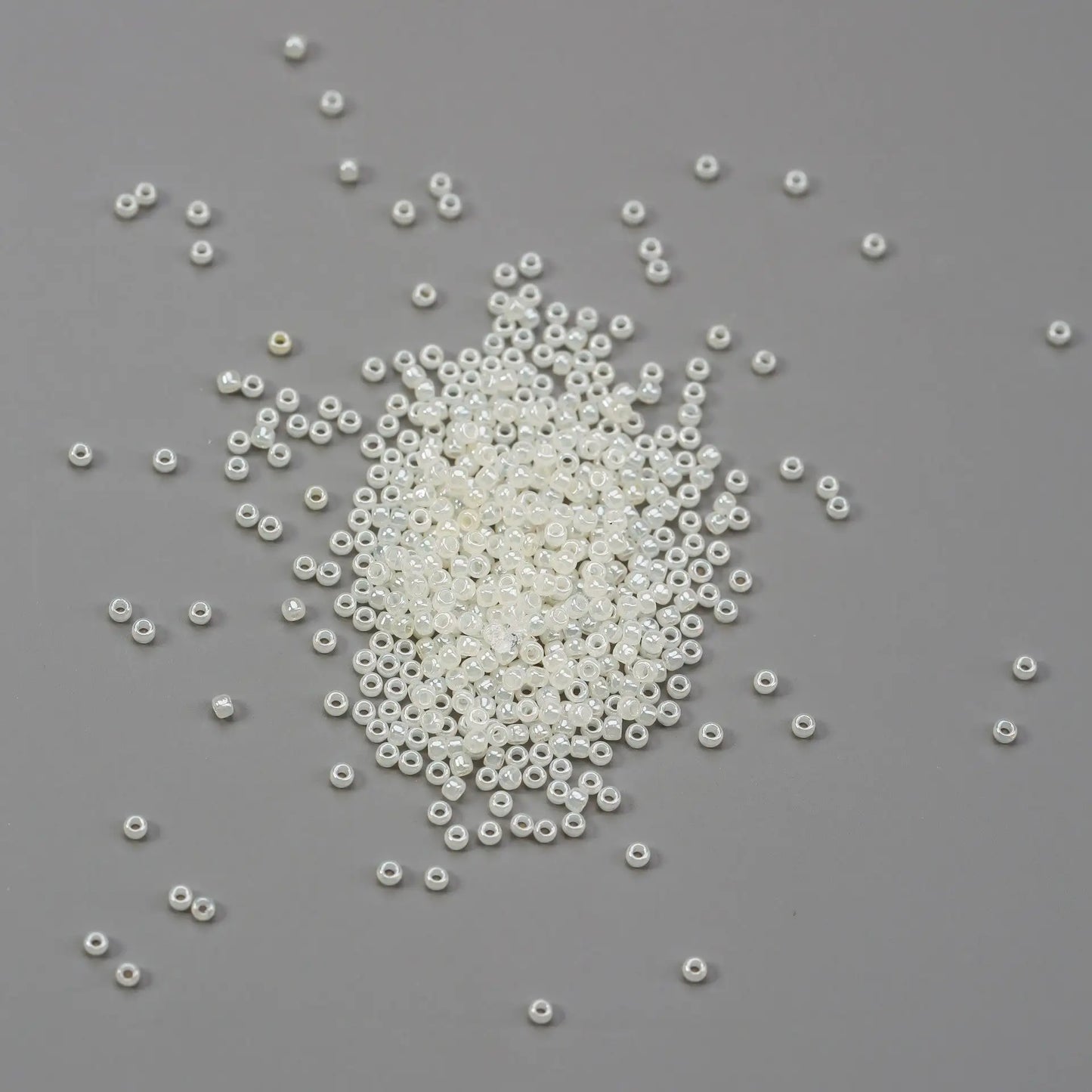 2mm Light Cream Glass Seed Beads - Printable Heaven