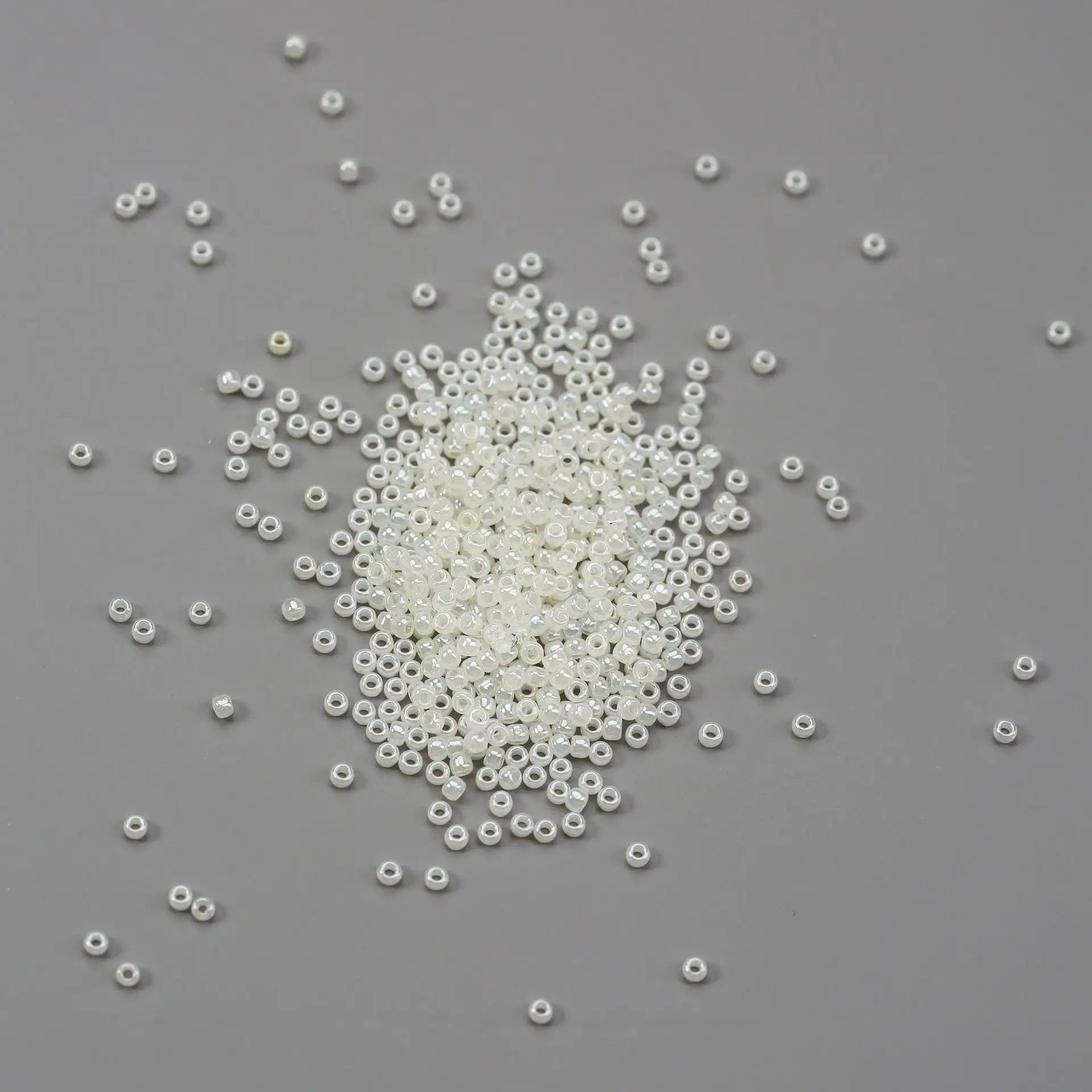 2mm Light Cream Glass Seed Beads - Printable Heaven
