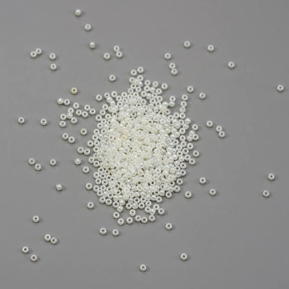 2mm Light Cream Glass Seed Beads - Printable Heaven