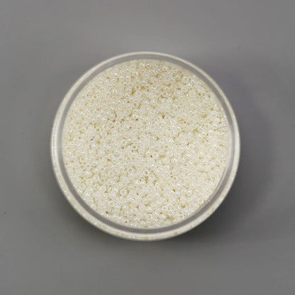2mm Light Cream Glass Seed Beads - Printable Heaven