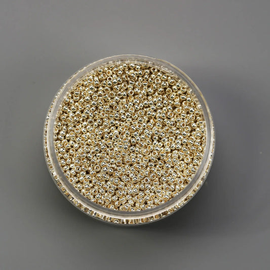 2mm Silver Glass Seed Beads - Printable Heaven