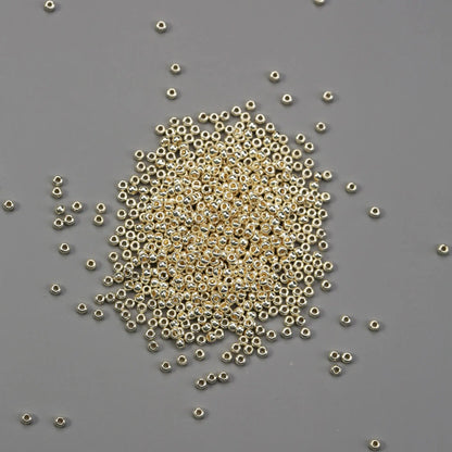 2mm Silver Glass Seed Beads - Printable Heaven