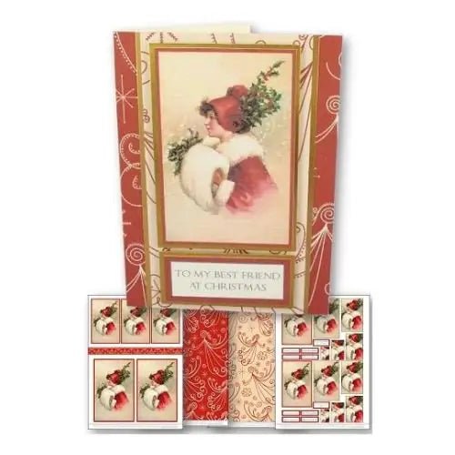 Download - Card Kit - Best Friend at Christmas - Printable Heaven