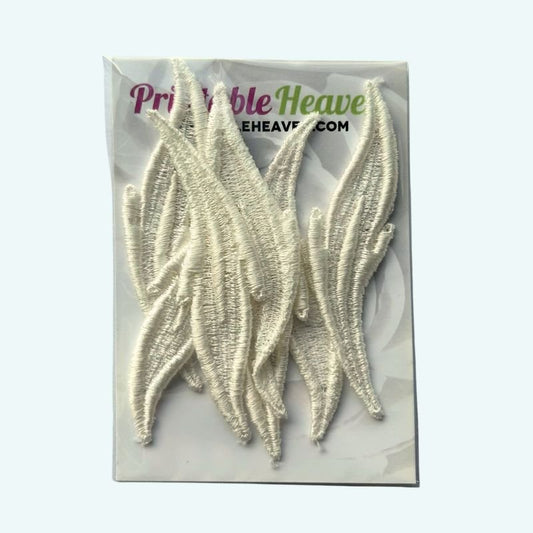 Ivory lace Appliques (RT20056IV) (7pcs) - Printable Heaven