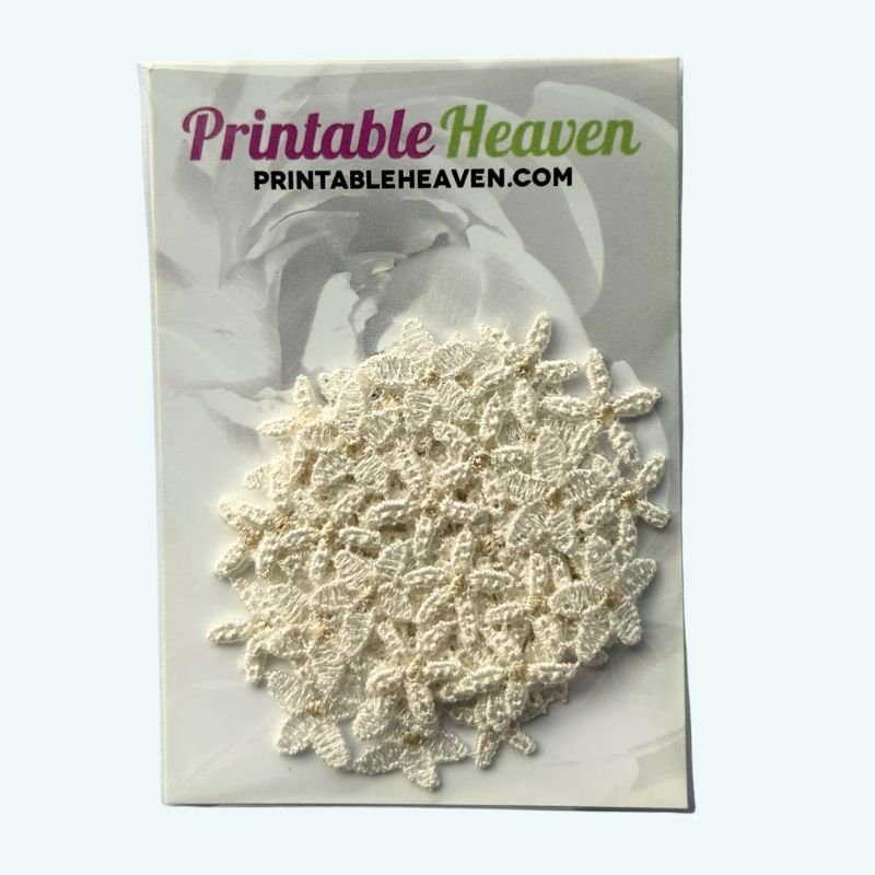 Ivory/Gold Lace Applique (RT20247IVG) - Printable Heaven