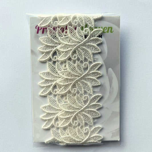 Ivory Lace Edging - Florals (RT10733IV) - Printable Heaven