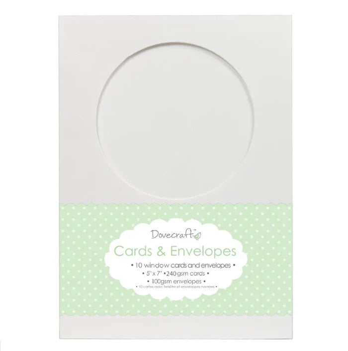 Dovecraft Circle 5x7 Cards & Envelopes 10 Pk (DCCE011)