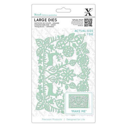 Xcut Large Dies - Folk Forest (1pc) - Printable Heaven