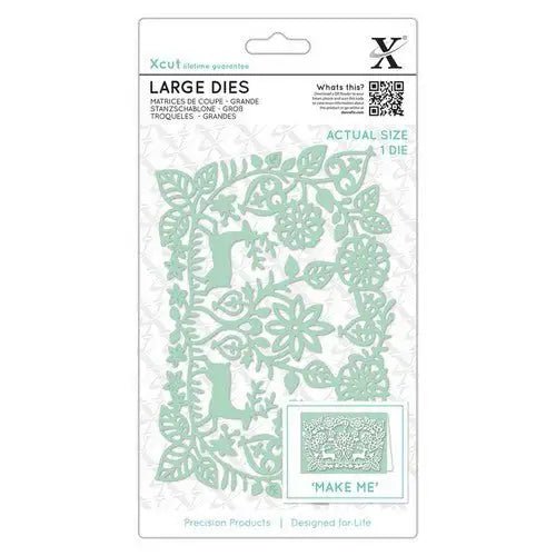 Xcut Large Dies - Folk Forest (1pc) - Printable Heaven
