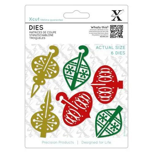 Xcut Dies (6pcs) - 3D Baubles - Printable Heaven