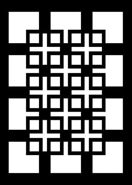 Creative Expressions Mini Stencil Knots & Crosses 3 in x 4 in (CEMSKNOT) - Printable Heaven