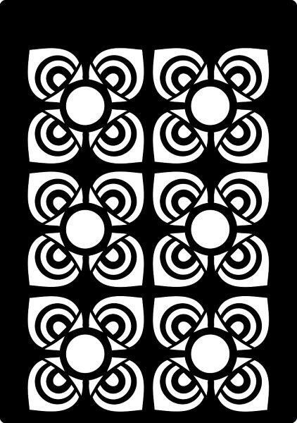 Creative Expressions Mini Stencil Mosaic Flower 3 in x 4 in (CEMSMFLOW)