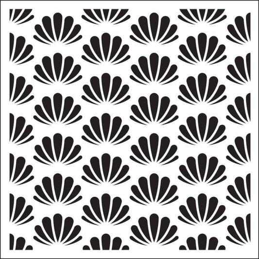 Creative Expressions Sue Wilson Seashells 6 in x 6 in Stencil (CEST066)