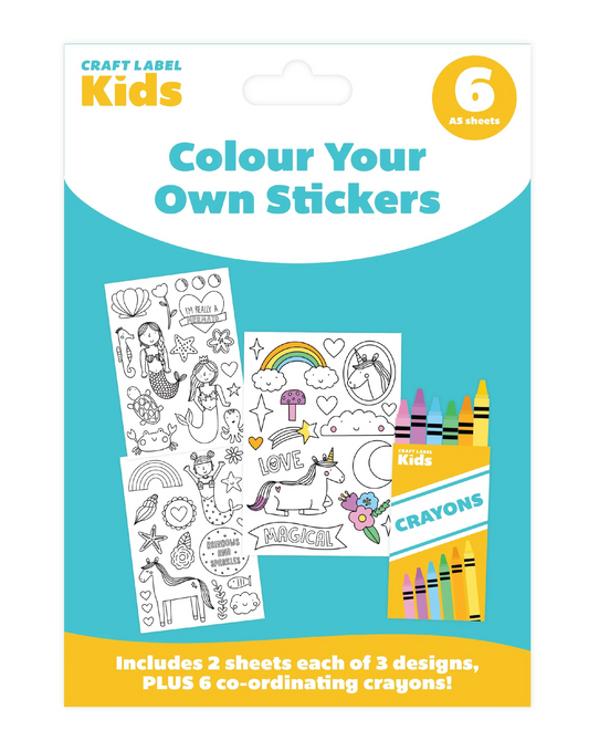 Colour Your Own Stickers - Fantasy (CLKID002)