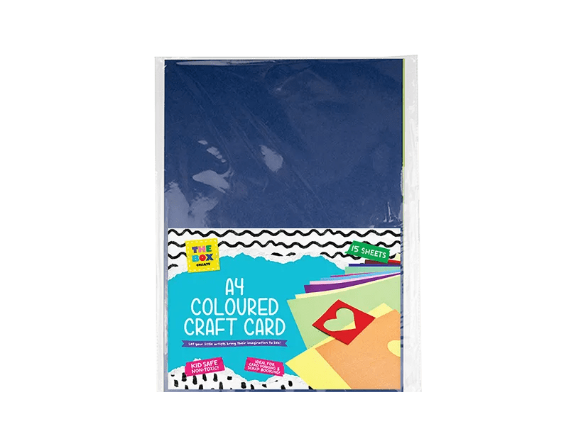A4 Coloured Card 15pk - Printable Heaven