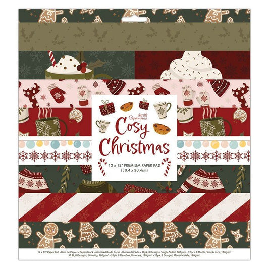 12 x 12" Paper Pack (32pk) - Cosy Christmas - Printable Heaven