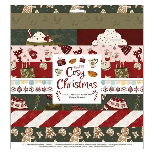 12 x 12" Paper Pack (32pk) - Cosy Christmas - Printable Heaven
