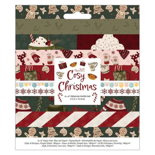 6 x 6" Paper Pack (32pk) - Cosy Christmas - Printable Heaven