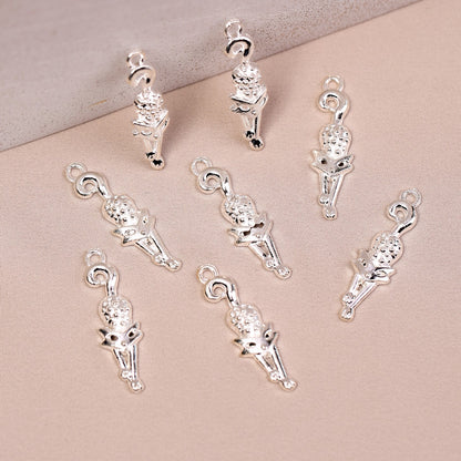Cat Metal Charms (8pcs) (MLB-035)